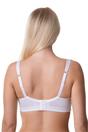 White Non Wired Soft Cup Bra With Lace, Image 4 of 5