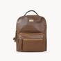 Tan 'ANGEL' Nappa Full Grain Leather Zip-top Backpack, Image 1 of 4