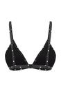 Multi Polka Dot Printed Triangle Adjustable Strap Bikini Top, Image 3 of 5