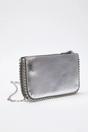 Silver Studded Small Cross-Body Wallet Bag, Image 2 of 3