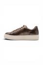 Brown Faux Leather Sneakers - 23313, Image 4 of 8