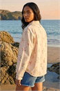 Neutral Floral Denim Jacket, Image 2 of 4