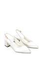 Ivory 'Virelai' Low Block Heel Bridal Heels With Slingback, Image 5 of 6