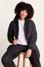 Black Raleigh Long Insulated Jacket, Image 2 of 6