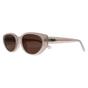 Beige Ray-Ban Beige Oval Polished Opal Beige Dark Brown RB4457D Bio Based, Image 2 of 3