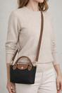 Black Mini Pouch Crossbody Bag, Image 3 of 3