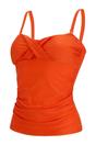 Orange Aceana III Plain Tankini Top, Image 4 of 6
