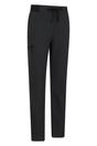 Black Adventure Water Resistant Hiking Trousers, Image 4 of 4