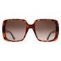 Brown Gucci Brown Square Dark Havana Brown Gradient GG0632S, Image 1 of 4