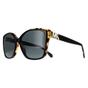 Black Square Bi Layer Black and Amber Tortoise Dark Grey MK2201 Malia, Image 2 of 4