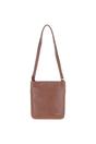 Tan 'Five CB' Real Leather Cross Body Bag, Image 3 of 5