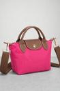 Pink Flourescent Mini Pouch Crossbody Bag, Image 2 of 3