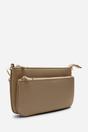 Tan Elani Small Double Zip Cross Body Bag, Image 3 of 7