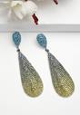 Blue Diva Collection Rain Drop Earrings, Image 2 of 5