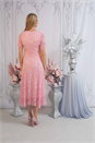Pink Julianna Lace Dress & Scallop Jacket Set, Image 5 of 6