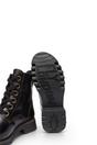Black Womens Soft Lace-Up Ankle Boots -RAGI539, Image 5 of 5