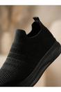 Black iKrush Black Grace Knit Slip On Trainers, Image 3 of 8