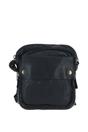 Black Real Leather Cross Body Bag, Image 1 of 6