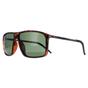 Brown Aviator Unisex Matte Black Smoke Polarized MP8, Image 2 of 4
