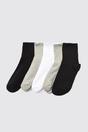 Multi 5 Pack Cotton Knit Crew Socks, Image 2 of 5