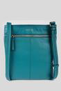 Teal 'Heaven' Real Leather Cross Body Bag, Image 3 of 4