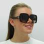 Brown Alexander McQueen Brown Square Tortoise Brown Gradient AM0378S, Image 1 of 4