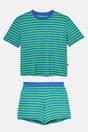 Green "Sunny St Ives" Bamboo Short Pyjama Set, Image 4 of 4