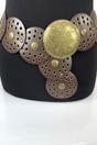 Brown Large Disc Belt, Image 1 of 2