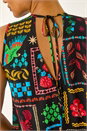 Black Holiday Print Vest Top, Image 5 of 5