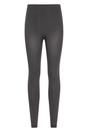Grey Fluffy Fleece Lined Thermal Leggings, Image 1 of 4