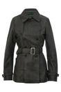 Green Womens Nappa Leather Trench Coat-Mosul, Image 1 of 4