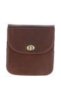 Brown Medium Real Leather Crossbody Bag, Image 1 of 5