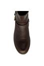 Brown Jemima Low Block Heel Biker Boots, Image 7 of 7