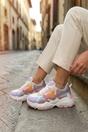 Multi iKrush Multi Ruby Womens Rhinestone Chunky Trainers, Image 1 of 8