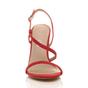 Red High Heel Party Barely There Sandals, Image 6 of 6