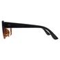 Black Montana Black Rectangle Shiny Black Turtle Brown Polarized MP193, Image 3 of 4