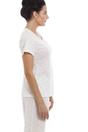 White Glitter Heart Print Lightweight Pyjama Set, Image 4 of 5
