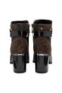Brown Adelaide Leather Block Heel Ankle Boots, Image 2 of 3