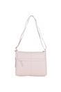 Light Pink 'Mourne' Sleek Real Leather Shoulder Bag, Image 4 of 5