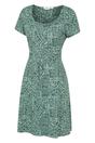 Green Orchid Patterned UV Dress, Image 3 of 3
