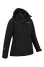 Black Alaskan 3 in 1 Padded Jacket, Image 3 of 6