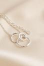 Silver Sterling Silver Three Circles Bracelet, Image 3 of 3