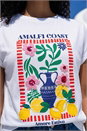 Ivory  Amalfi Coast Beaded T-Shirt, Image 4 of 4