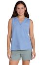 Light Blue Tuscany Chambray Sleeveless Shirt, Image 4 of 4