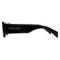 Black Prada Black Rectangle Black Dark Grey PRA07S, Image 3 of 4