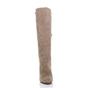 Taupe AJVANI Taupe High Block Heel Stretchy Calf Boots, Image 5 of 5