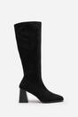 Black 'Yasmine' Stretch Calf  Block Heel Boots, Image 2 of 5