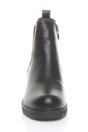 Black AJVANI Black High Wedge Heel Ankle Chelsea Boots, Image 6 of 6