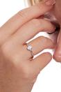 Silver Sterling Silver White Opal Adjustable Ring, Image 2 of 3