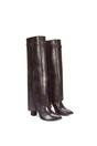 Brown 'Rayna' Block Heel Knee High Foldover Boots With Pointed Toe, Image 5 of 5